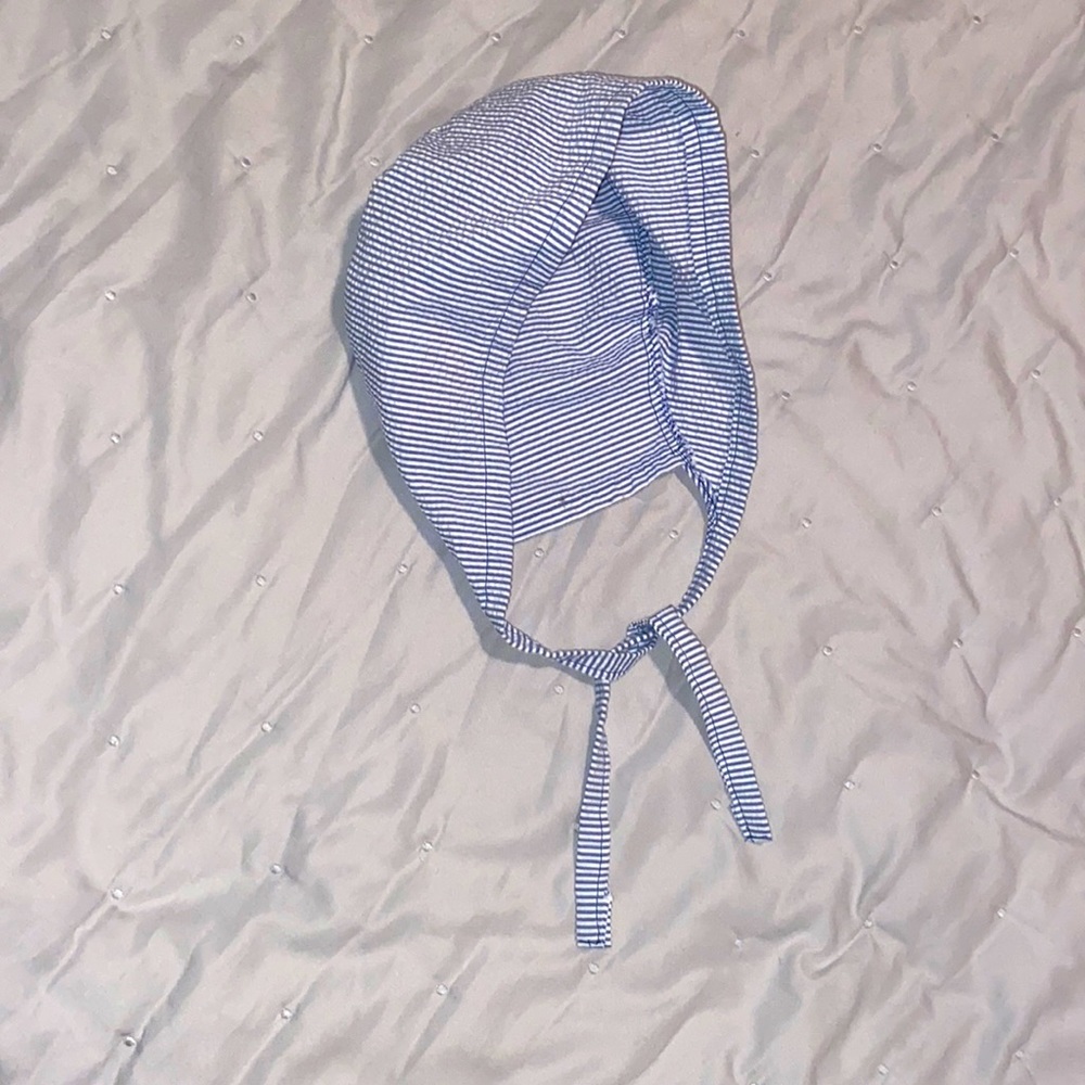 Vintage Striped Toddler Bonnet